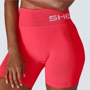 Shefit Seamless Biker Short Neon Coral Pink